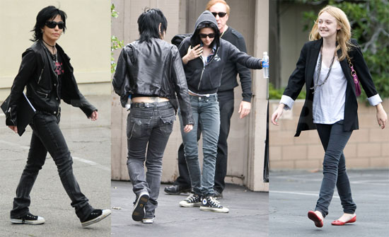 Dakota and Kristen With Joan Jett