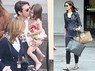 Photos of Tom Cruise, Katie Holmes, and Suri Cruise at the So You Think You Can Dance Studios in LA