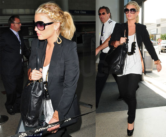 Jessica Simpson at LAX 