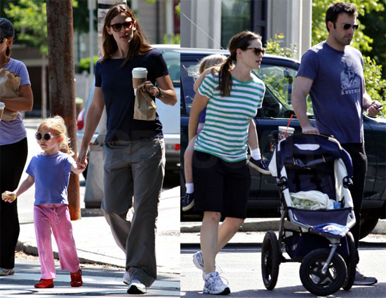 Jen, Ben, and Violet Take a Stroll 