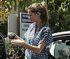 Photo Slide of Pregnant Gisele Bundchen Visiting a Chiropractor's Office in LA