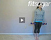 Multitasking Move: Walking Squats With Bicep Curls and Overhead Press