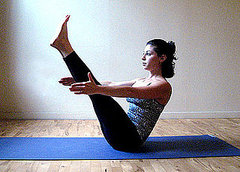 Strike a Yoga Pose: Boat Strike a Yoga Pose: Boat
