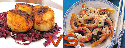 Seafood Dilemma: Shrimp vs. Scallops