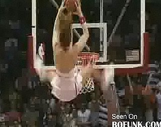 Cheerleader Does 360 Flip Slam Dunk
