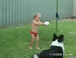 Cute Alert: Child Cannot Figure Out How to Kick a Ball