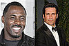 Video of Jon Hamm on 30 Rock and Idris Elba on The Office