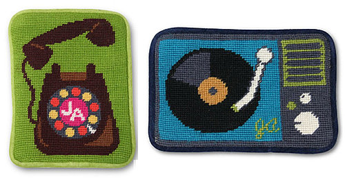 Jonathan Adler Gadget Cases Make Needlepoint Modern