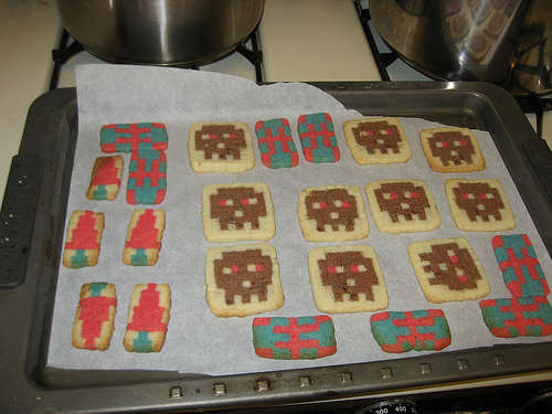 Edible Geek: How to Make Pixel Cookies