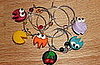 Handmade Pac-Man Character Wine Charm Set from Etsy