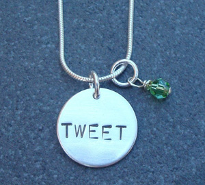 Tweet Necklace For Twitter Lovers