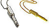 Sterling Silver or Gold Necklace Looks Like Headphone Jack