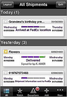 Free FedEx iPhone App Tracks Your Packages and Updates You on Your iPhone
