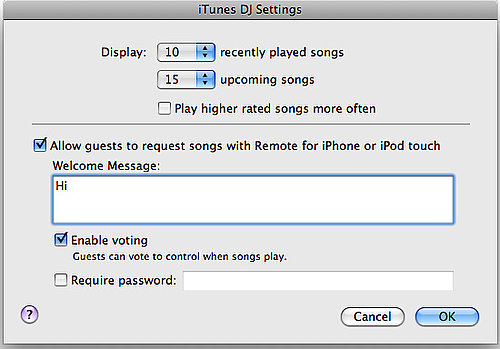 Daily Tech: iTunes DJ Lets Guests Pick Your Playlist Songs