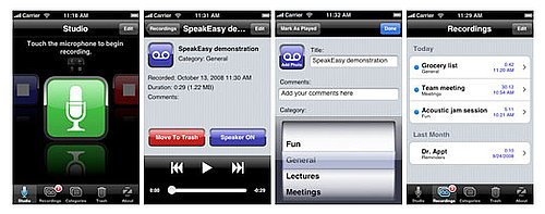Daily Tech: SpeakEasy Makes Recording on the iPhone Easy