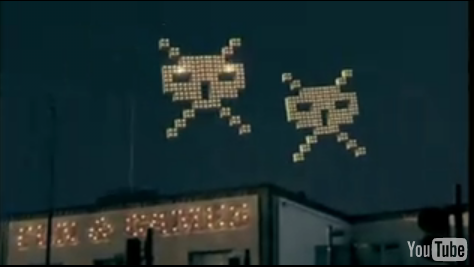 Norwegian band Röyksopp Uses Space Invaders in "Happy Up Here" Video