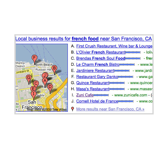 Google Goes Local With Search Results