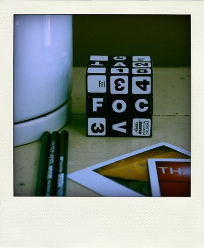 Rubik's Cube Perpetual Desk Calendar From Etsy