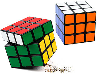 Rubik's Cube Salt and Pepper Shakers From Fred Flare