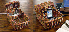 Rattan Charging Station From Pottery Barn