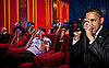 Photos of Barack Obama Shooting an SLR Camera and Family Wearing 3D Glasses