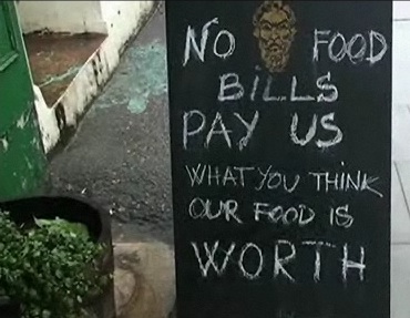 At One London Restaurant, the Bill Is up to You At One London Restaurant, the Bill Is up to You