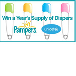 Win a Year's Supply of Pampers! Win a Year's Supply of Pampers!