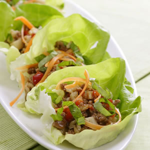 Fast & Easy Recipe for Five Spice Turkey Lettuce Wraps