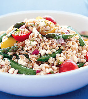 Recipe for Spring Farro Salad With Peas, Asparagus, & Feta