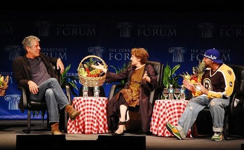 Video of Anthony Bourdain, Alice Waters, and Duff Goldman at Food Forum
