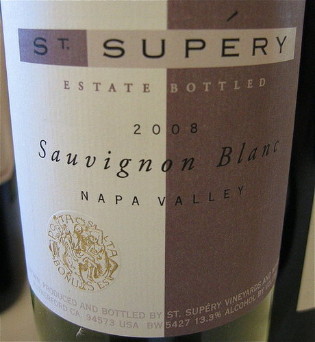 Happy Hour: 2008 St. Supéry Sauvignon Blanc