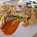 Tempura Soft-Shell Crab, Avocado and Radish Salad, Sea Salt Cashews