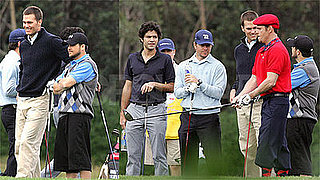 Photos of Tom Brady Filming Entourage in LA With Mark Wahlberg, Adrian Grenier