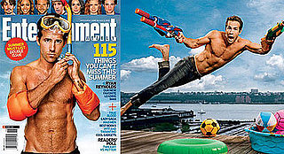 Shirtless Ryan Reynold on Cover of Entertainment Weekly