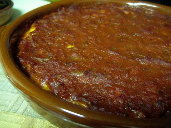 Baked Feta With Marinara
