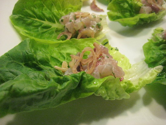Lettuce Cups with Fish