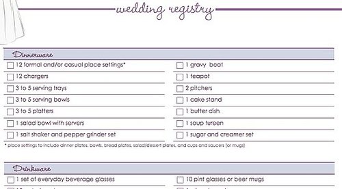 Download Our Free Wedding Registry Checklist