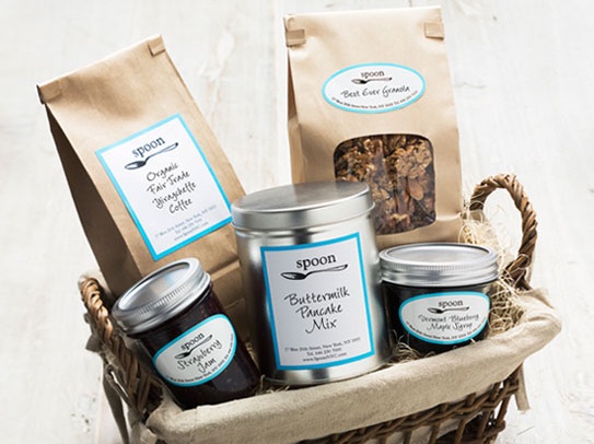 Spoon Breakfast in Bed Gift Basket