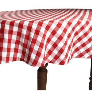Red and White Check Tablecloth Red and White Check Tablecloth