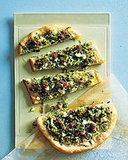 Flatbread Topped with Mint, Feta, and Lamb Flatbread Topped with Mint, Feta, and Lamb