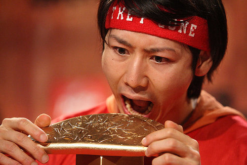 Pizza Hut P'Zone Eating Competition Pizza Hut P'Zone Eating Competition