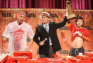 Kobayashi Beats Chestnut, Takes Pizza Eating Title