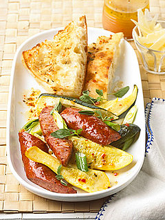 Fast & Easy Dinner: Sausage and Summer Squash