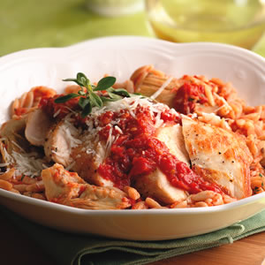 Fast & Easy Dinner: Chicken and Sun-Dried Tomato Orzo