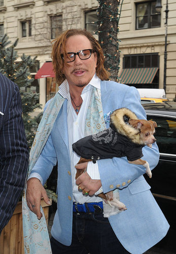 Mickey Rourke's Beloved Pet Chihuahua Loki Died