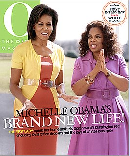 Oprah and Michelle Obama on O Magazine Cover