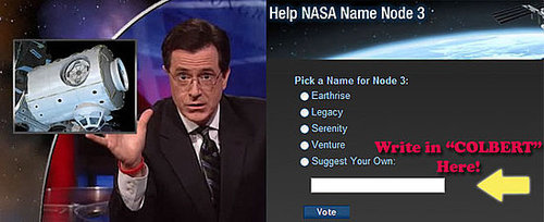 Colbert Nation to Conquer Outer Space