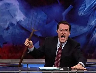 Colbert Brings Pitchfork but Obama Might Not Stop Bonuses