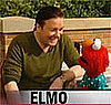 Ricky Gervais and Elmo