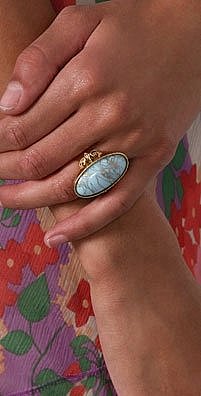 Alex and Ani Holly Vintage Bohemian Cocktail Ring